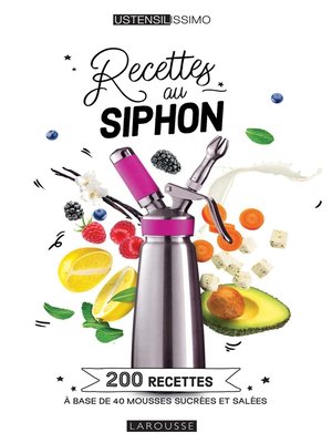 cover image of Recettes au siphon